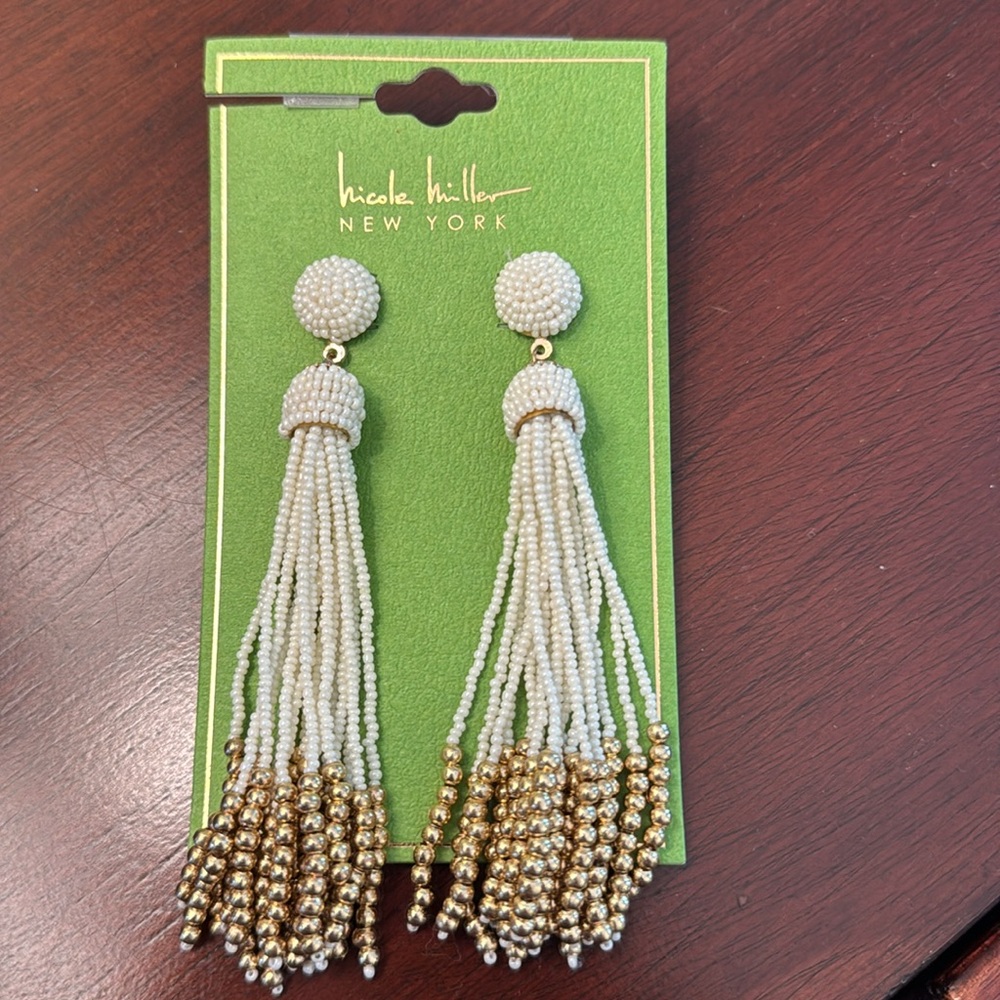 Nicole Miller Beaded Earrings